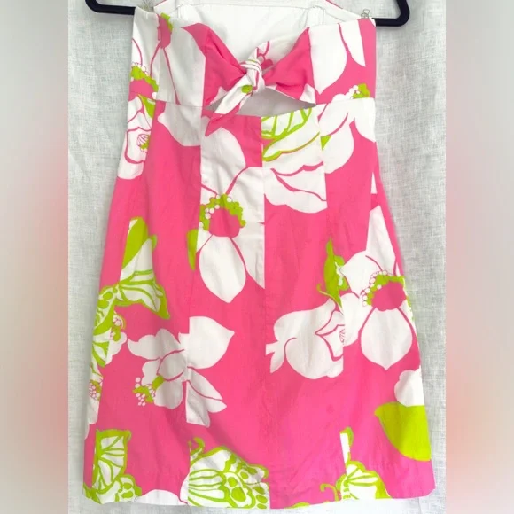 Near-Vintage, Lilly Pulitzer, Franco Lined Strapless Dress, Style 80942, Unworn - Picture 5 of 10